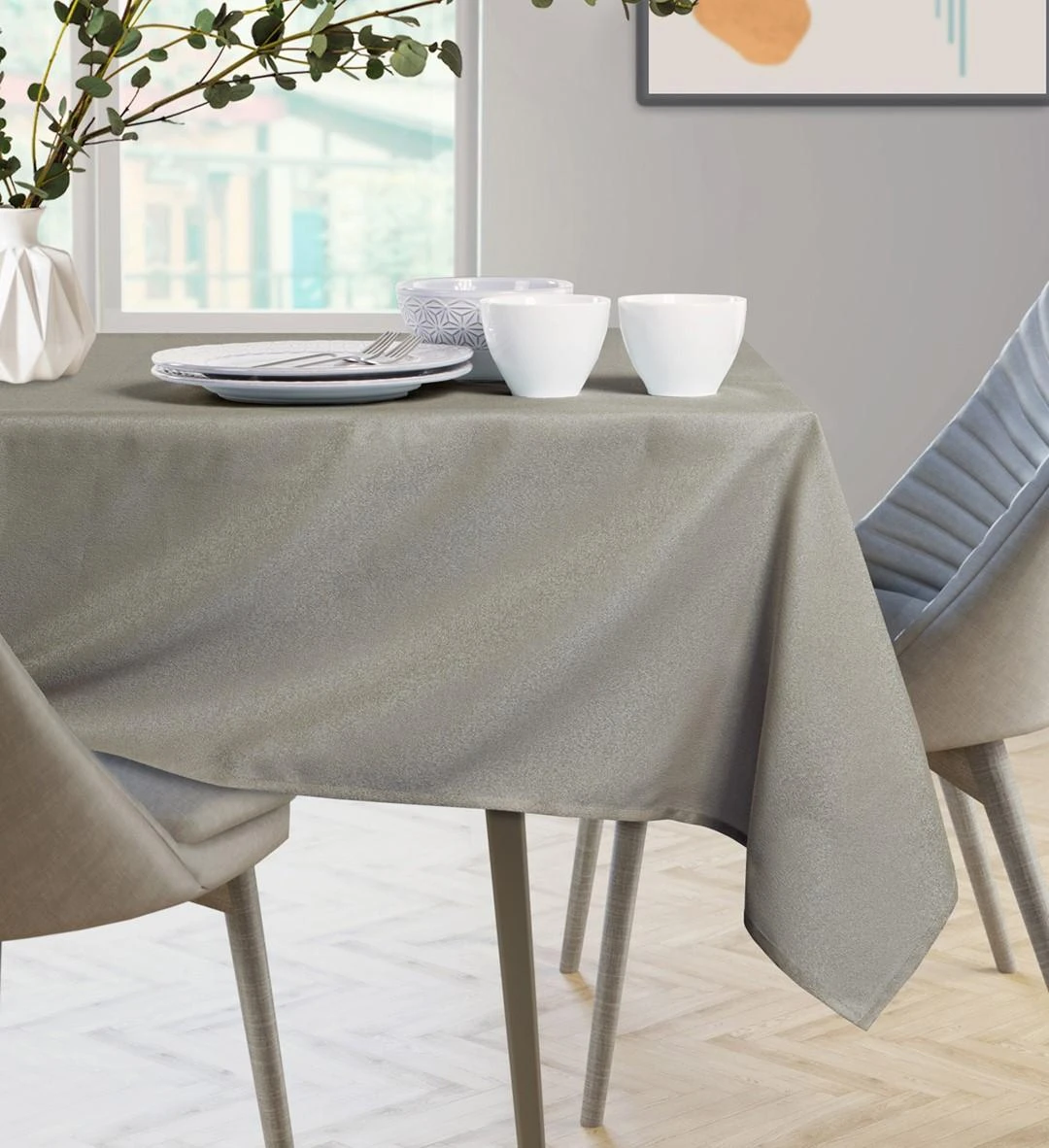 AmeliaHome Staltiesė cappuccino 100×100 cm EMPIRE