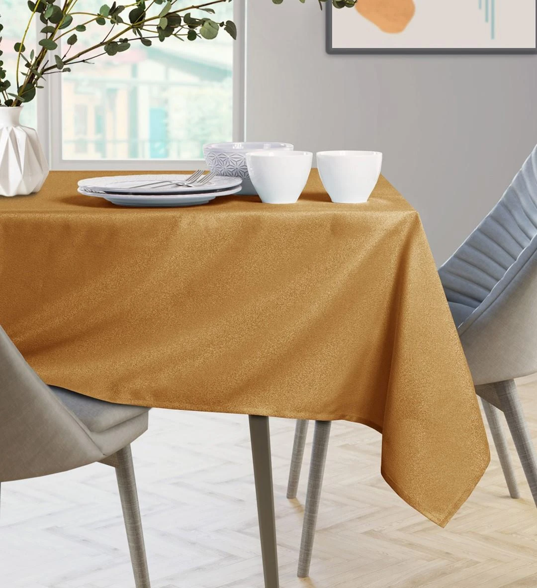 Auksinė staltiesė AmeliaHome EMPIRE 150×260 cm