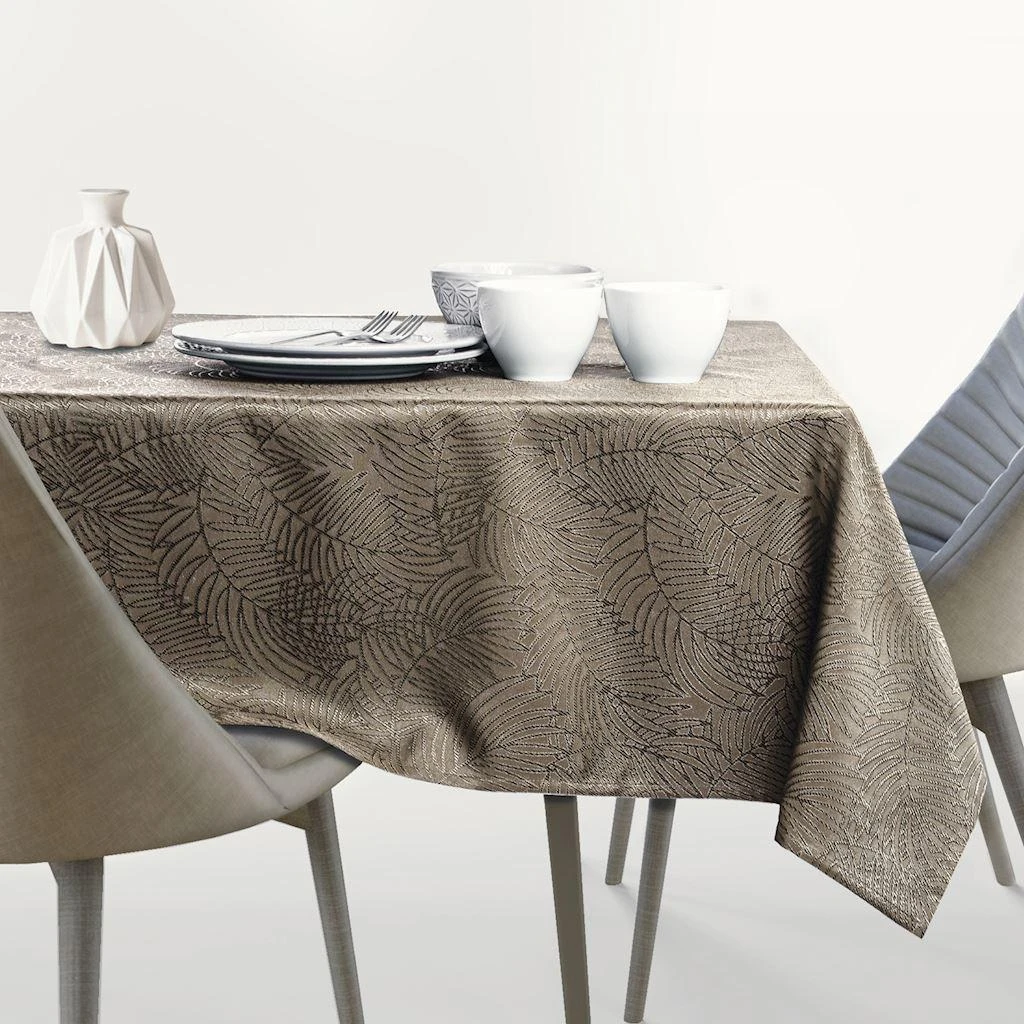 Staltiesė 115×250 ir stalo takelis 35×250 cappuccino spalvos AmeliaHome