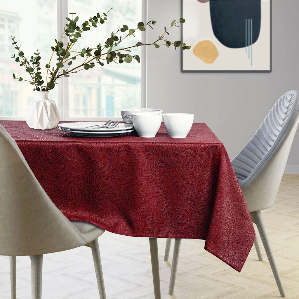 AmeliaHome Staltiesė 115x250 cm + 35x250 cm bordo spalvos AH GAIA HMD