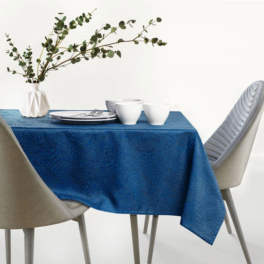 AmeliaHome Staltiesė komplektas 115x250 ir 35x250 tamsiai mėlyna Gaia