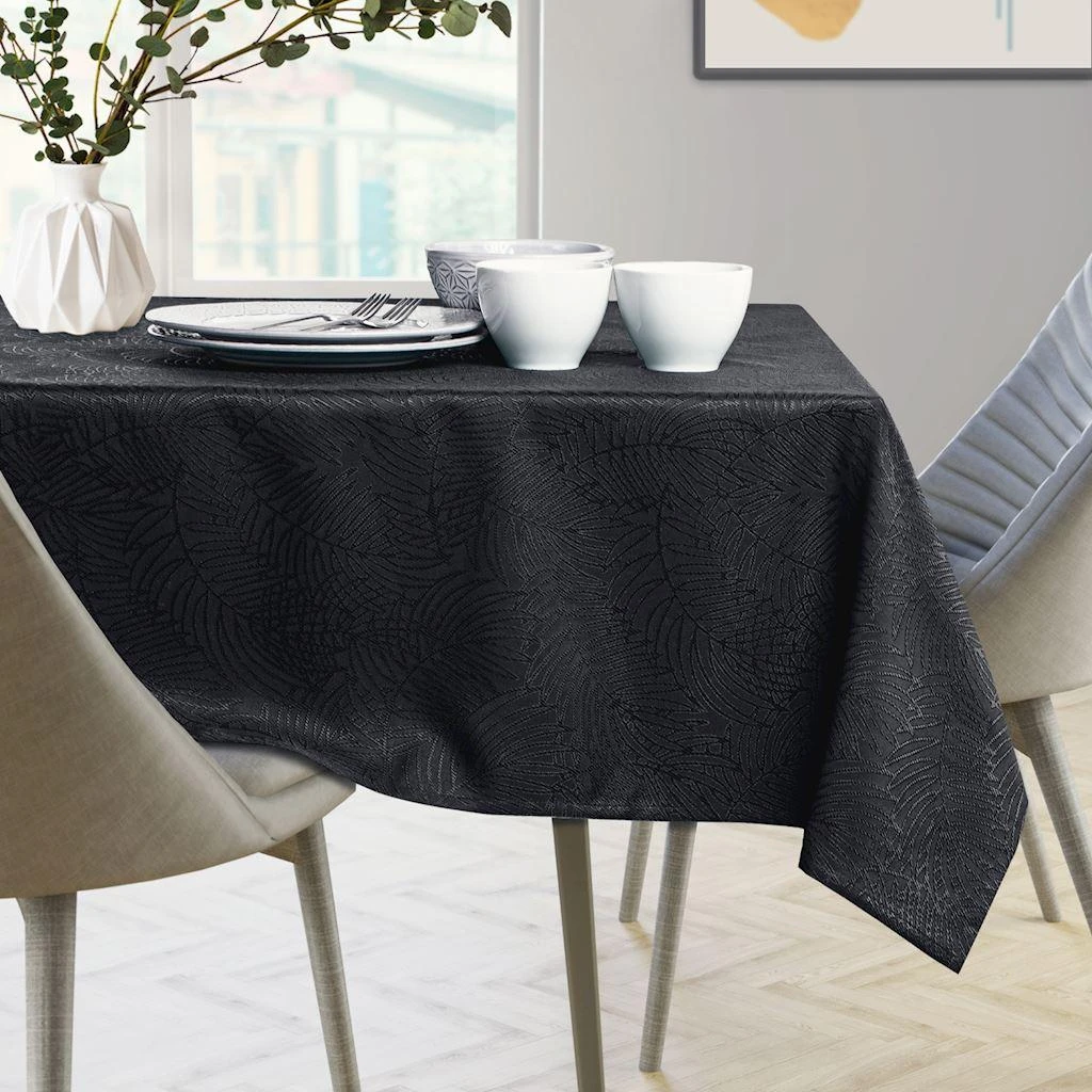 Staltiesė 115x250+35x250 juoda AmeliaHome