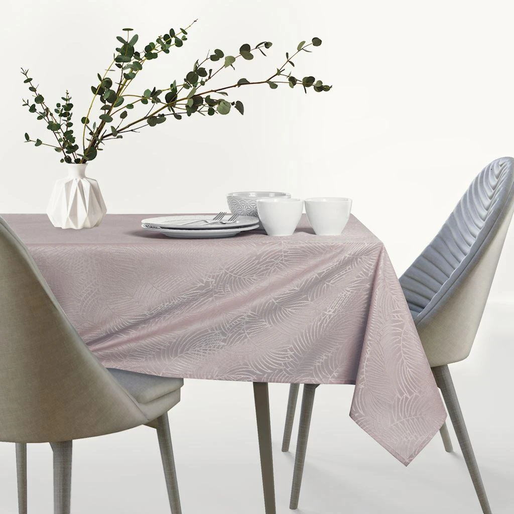 AmeliaHome Staltiesė 115×300 cm + takelis 35×300 cm pastelinė rožinė AH GAIA