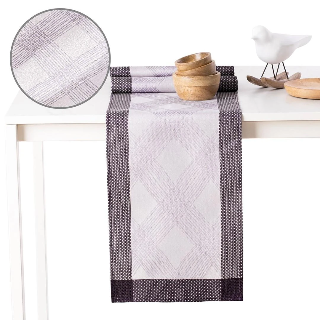 AmeliaHome Violetinė staltiesė 30 x 120 cm AH Milluza