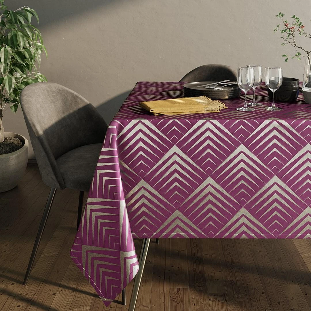 Staltiesė 140×250 cm plum spalvos AH OXFORD