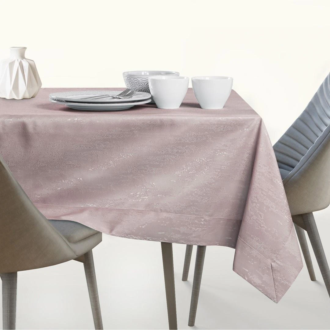 AmeliaHome Staltiesė 120×240 cm pastelinė rožinė AH VESTA
