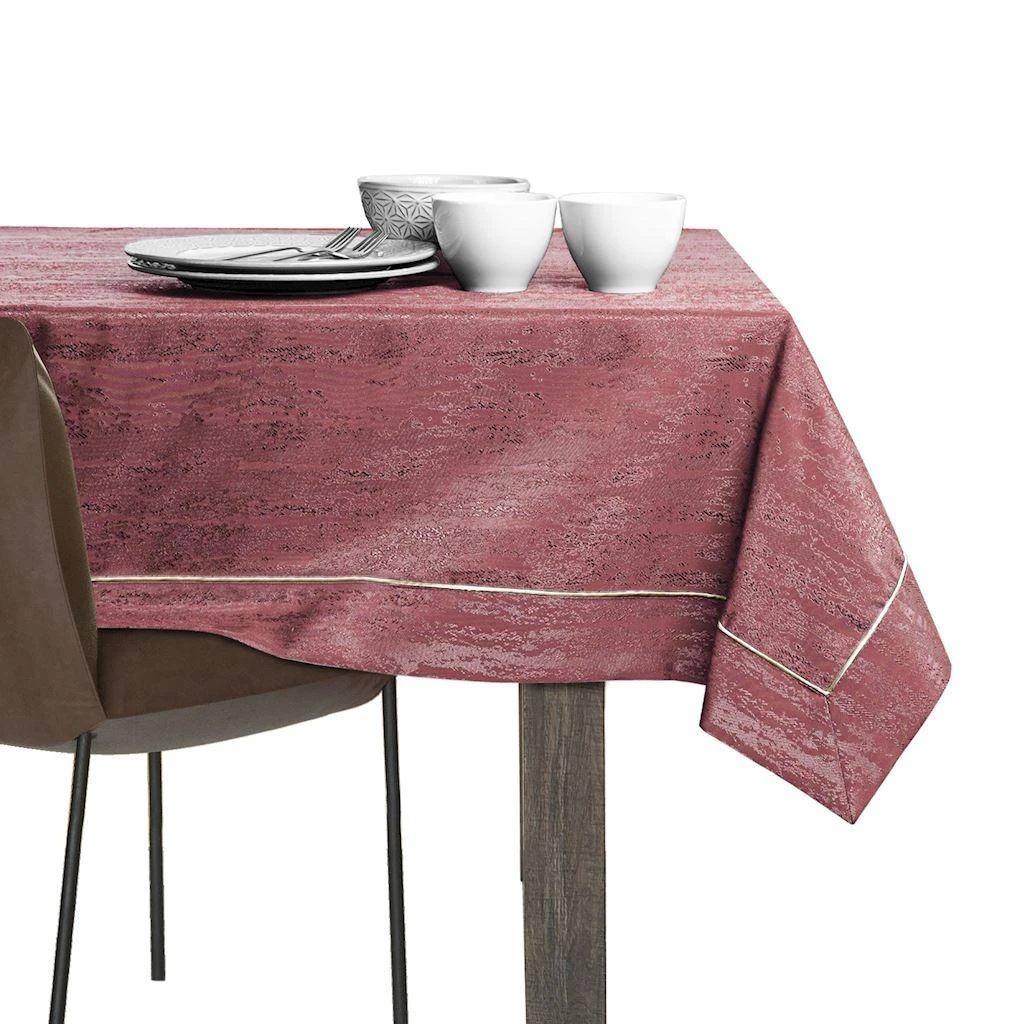 AmeliaHome Staltiesė 140×140 cm seno rožės spalvos AH VESTA
