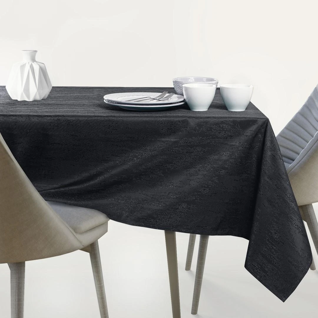 AmeliaHome Staltiesė 155×155 juoda AH VESTA