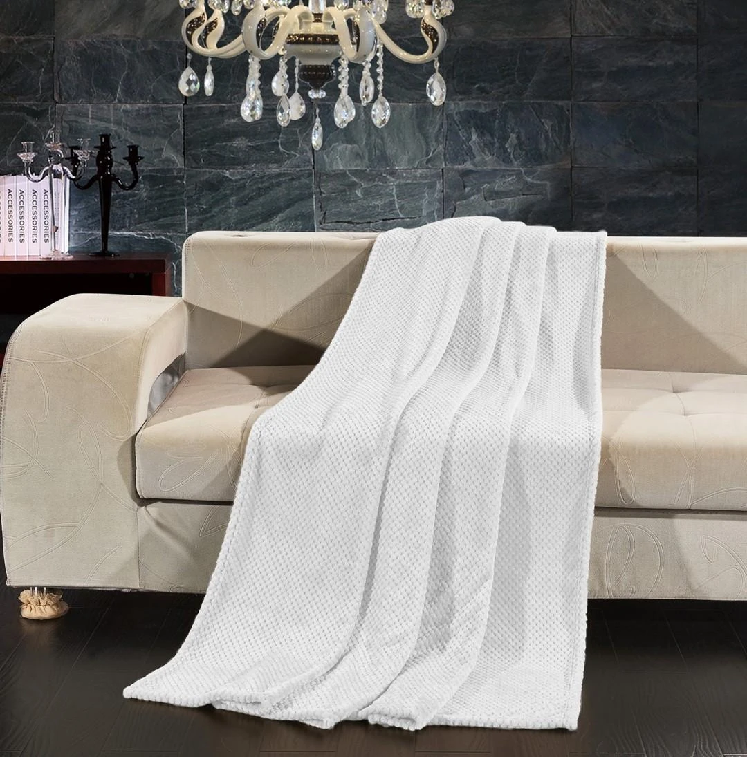 Pledas DecoKing Henry, baltas, 240 cm x 220 cm