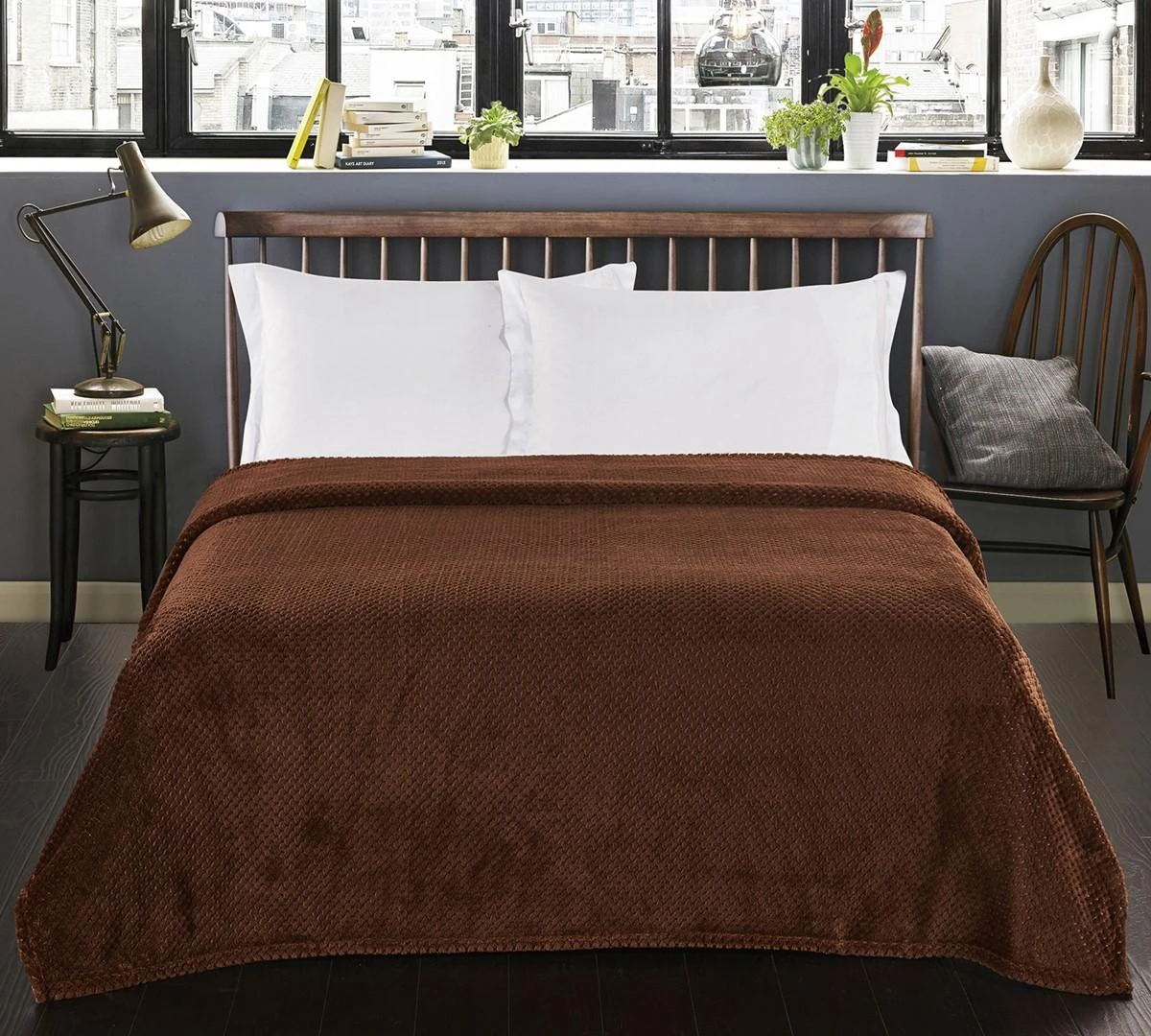 Pledas DecoKing Henry, rudas, 240 cm x 220 cm