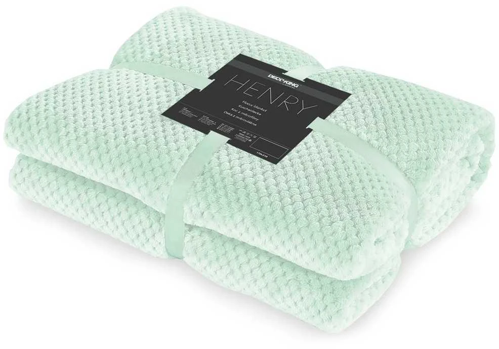 Pledas DecoKing Henry, mėtinis, 150 cm x 200 cm
