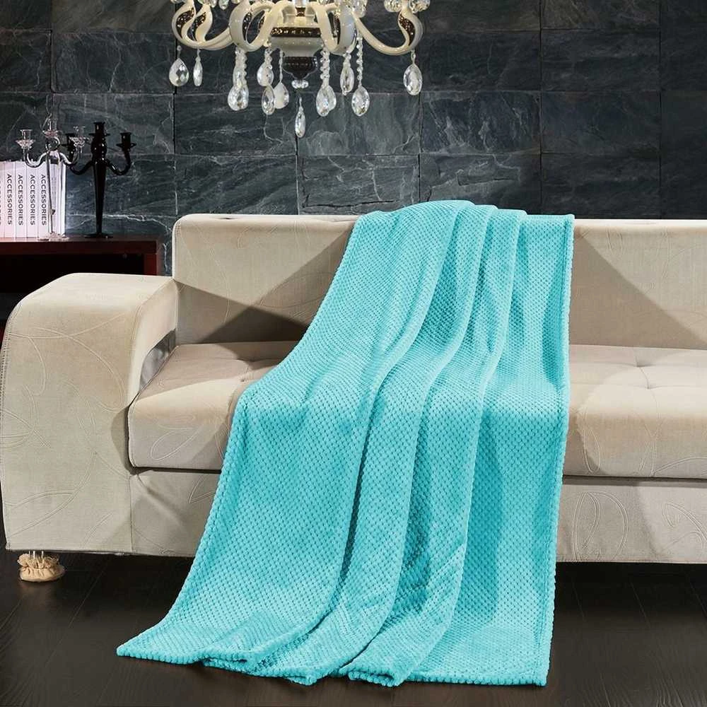 Turkio spalvos antklodė DecoKing HENRY 170×210 cm