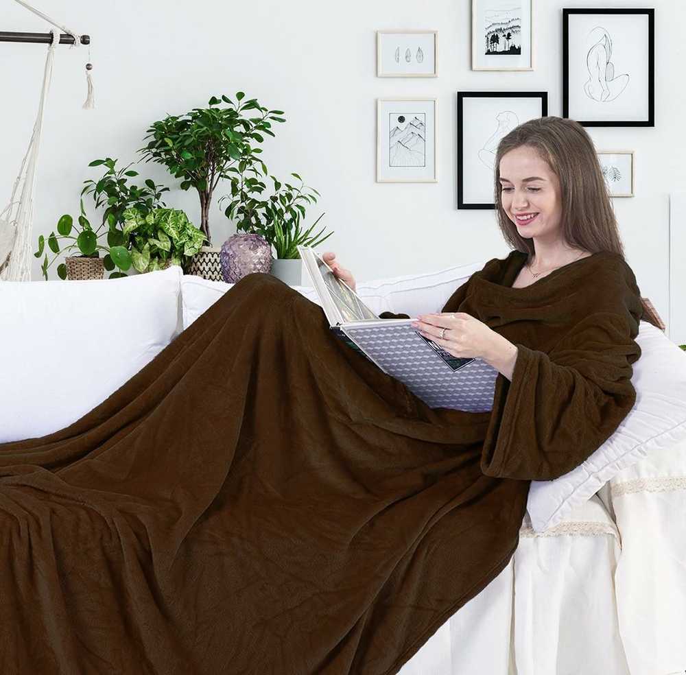 Pledas DecoKing Lazy, rudas, 170 cm x 200 cm aprašymas - Prekės nuotrauka
