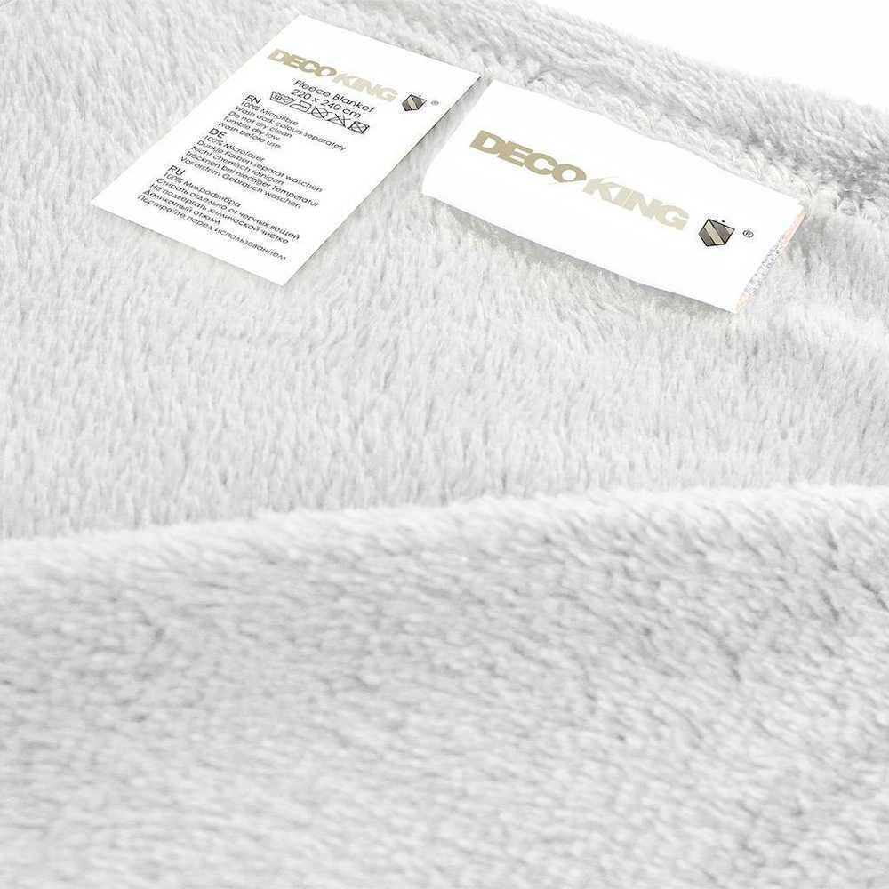 Balta antklodė DecoKing MIC 200×220 cm