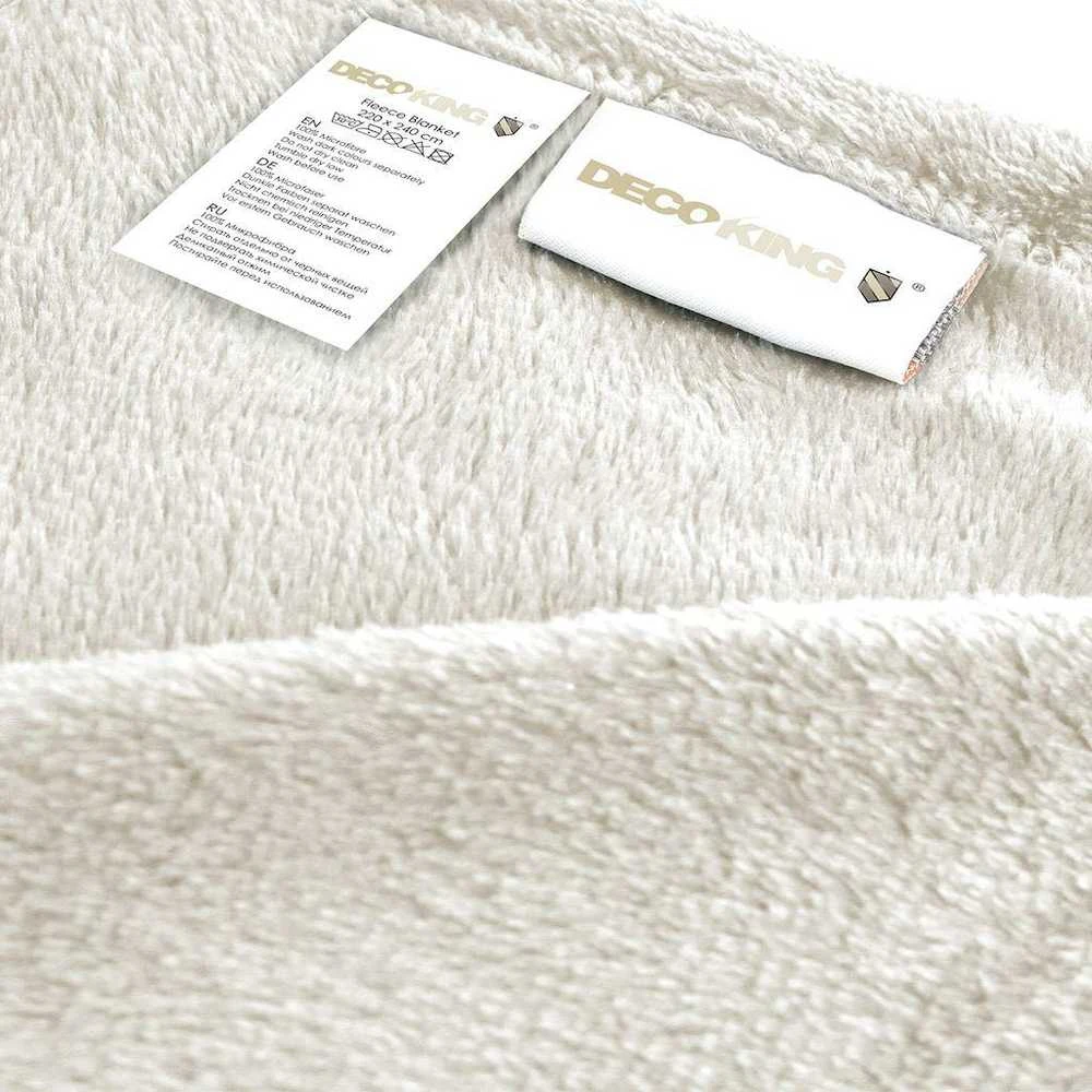 DecoKing Antklodė MIC kreminės spalvos 200 x 220 cm