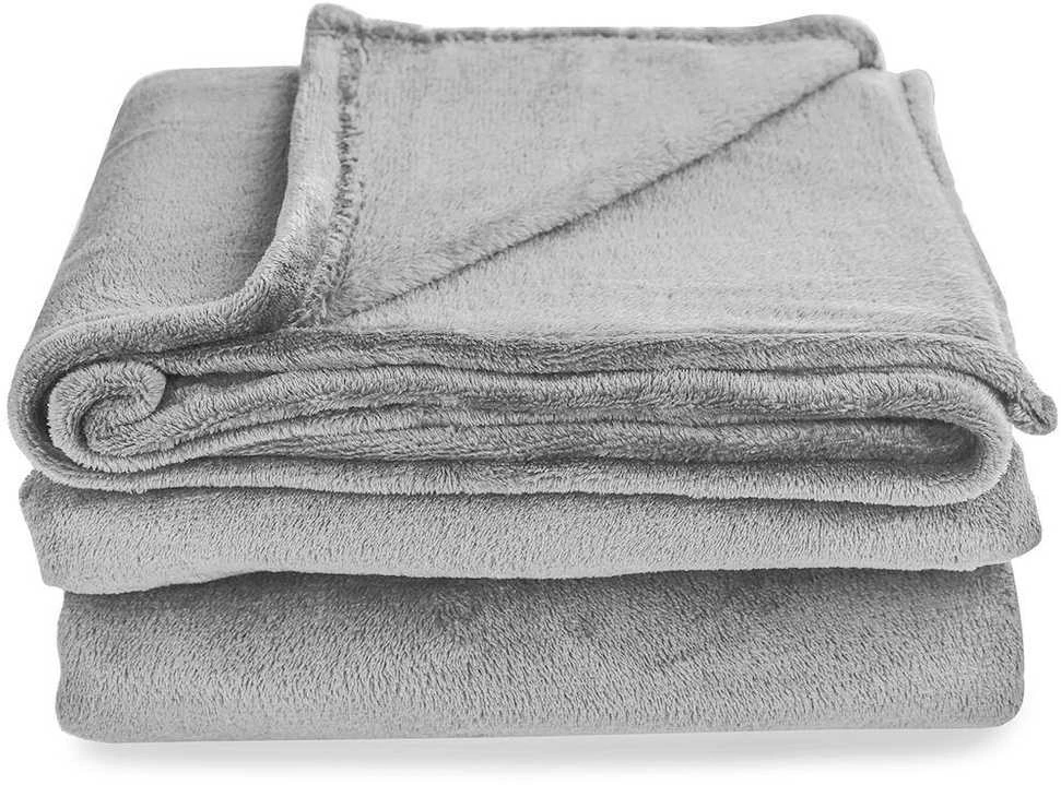 DecoKing Pilka antklodė MIC SIL 150 x 200 cm