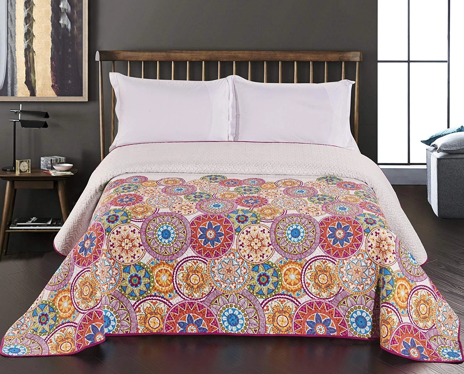 DecoKing Lovatiesė 240 × 260 cm, balta