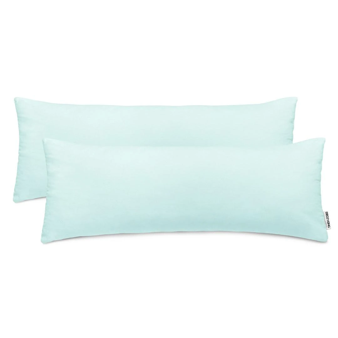 FROZENBLUE melsvas pagalvės užvalkalas 40x120 cm