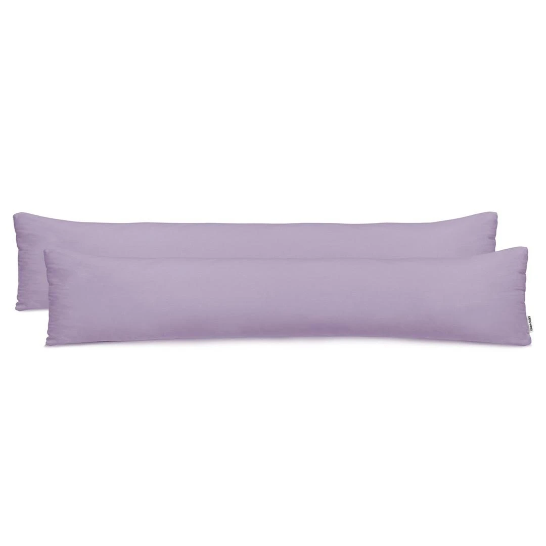 Ilgas violetinis pagalvės užvalkalas