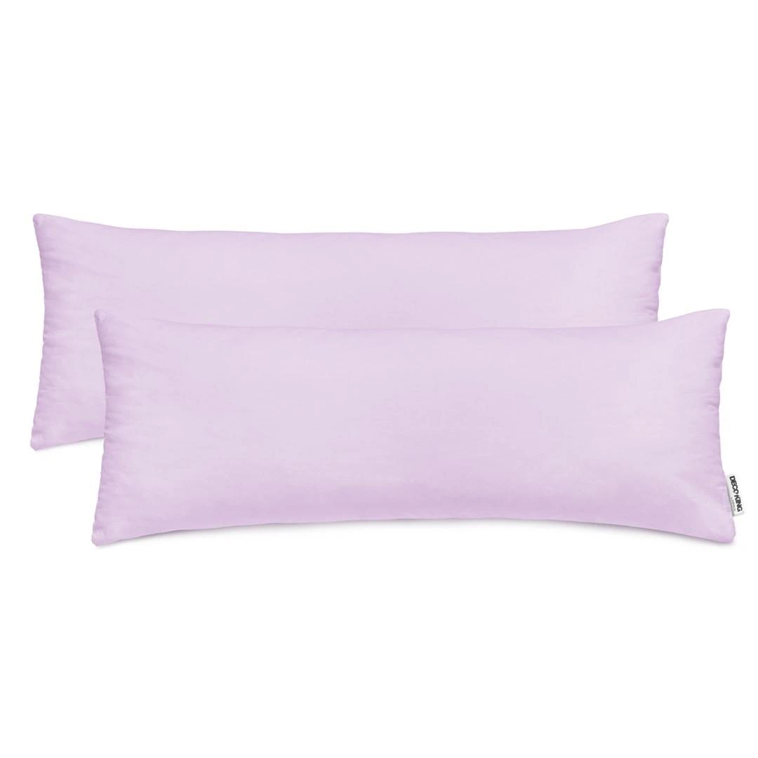 DecoKing Pagalvės užvalkalas 40×145 cm, 2 vnt LILA