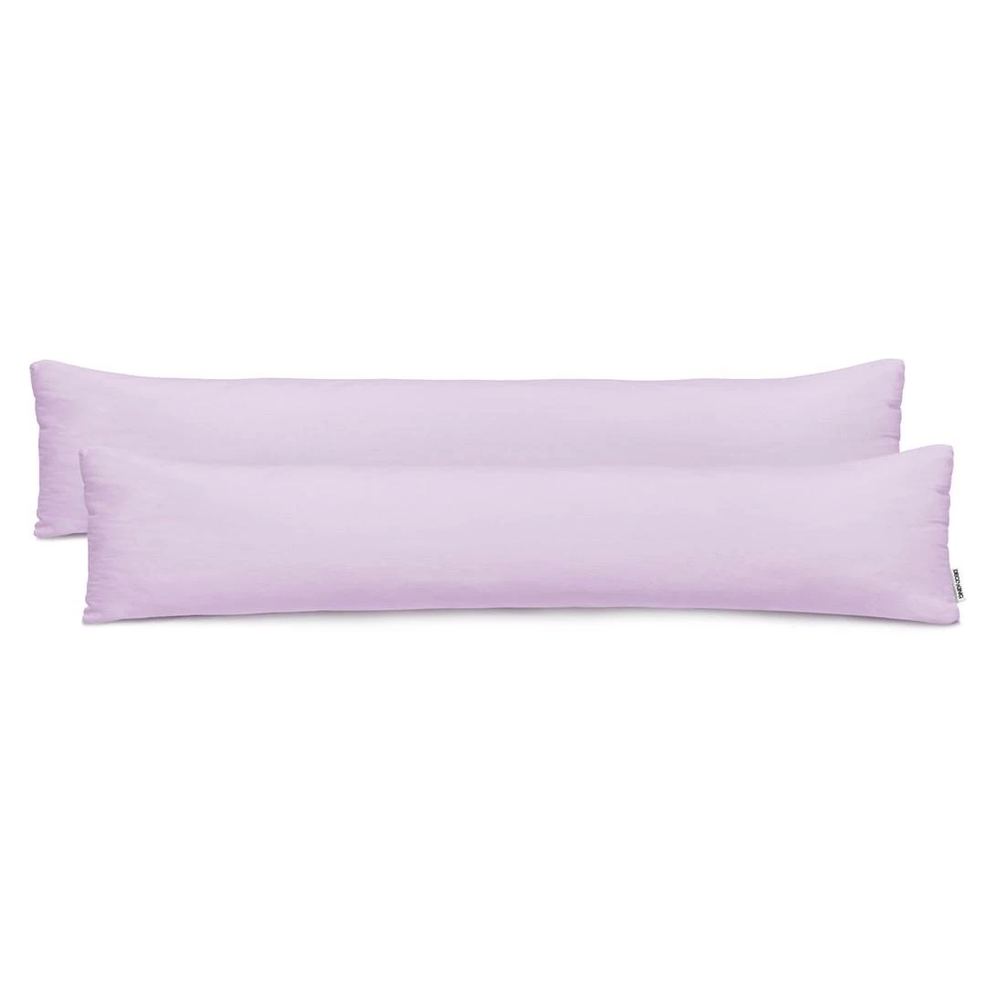 DecoKing Pagalvės užvalkalas 20×145 cm 2 vnt LILA