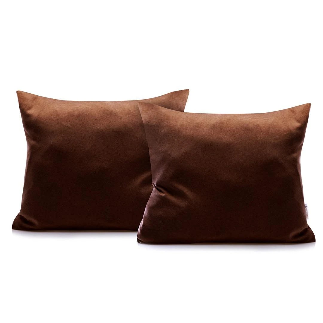 DecoKing Pagalvių užvalkalai AmeliaHome Amber 50 × 60 cm, šokolado spalvos, 2 vnt