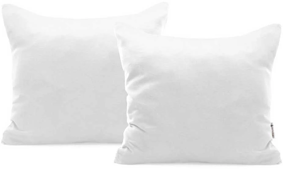 DecoKing Pagalvių užvalkalai 40 × 40 cm, 2 vnt., balti