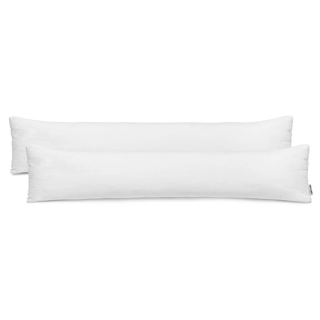 DecoKing Pagalvės užvalkalas 20 × 145 cm, balta, 2 vnt.