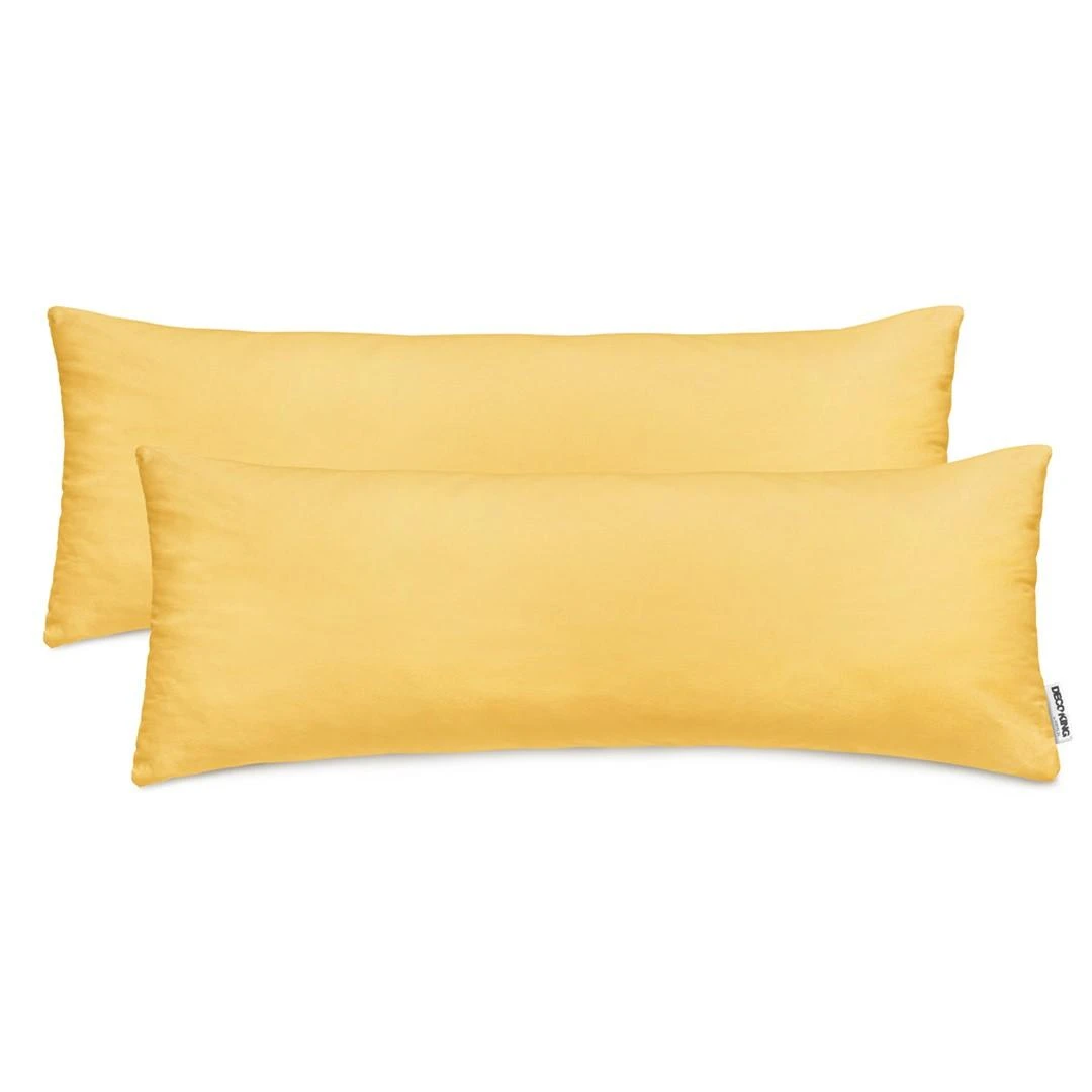DecoKing Pagalvės užvalkalas 40×145 cm oranžinės, 2 vnt