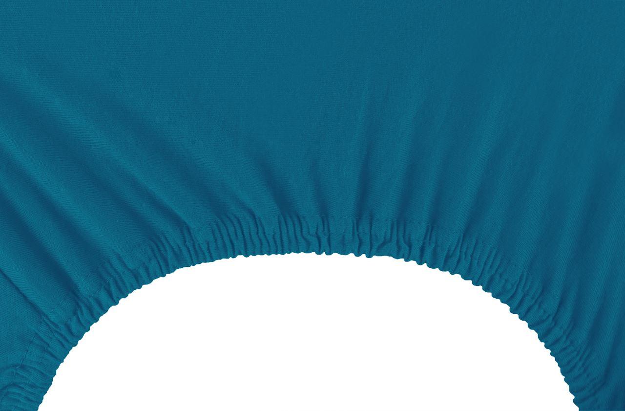 DecoKing Paklodė su guma Restilo 120–140 × 200 cm, mėlyna
