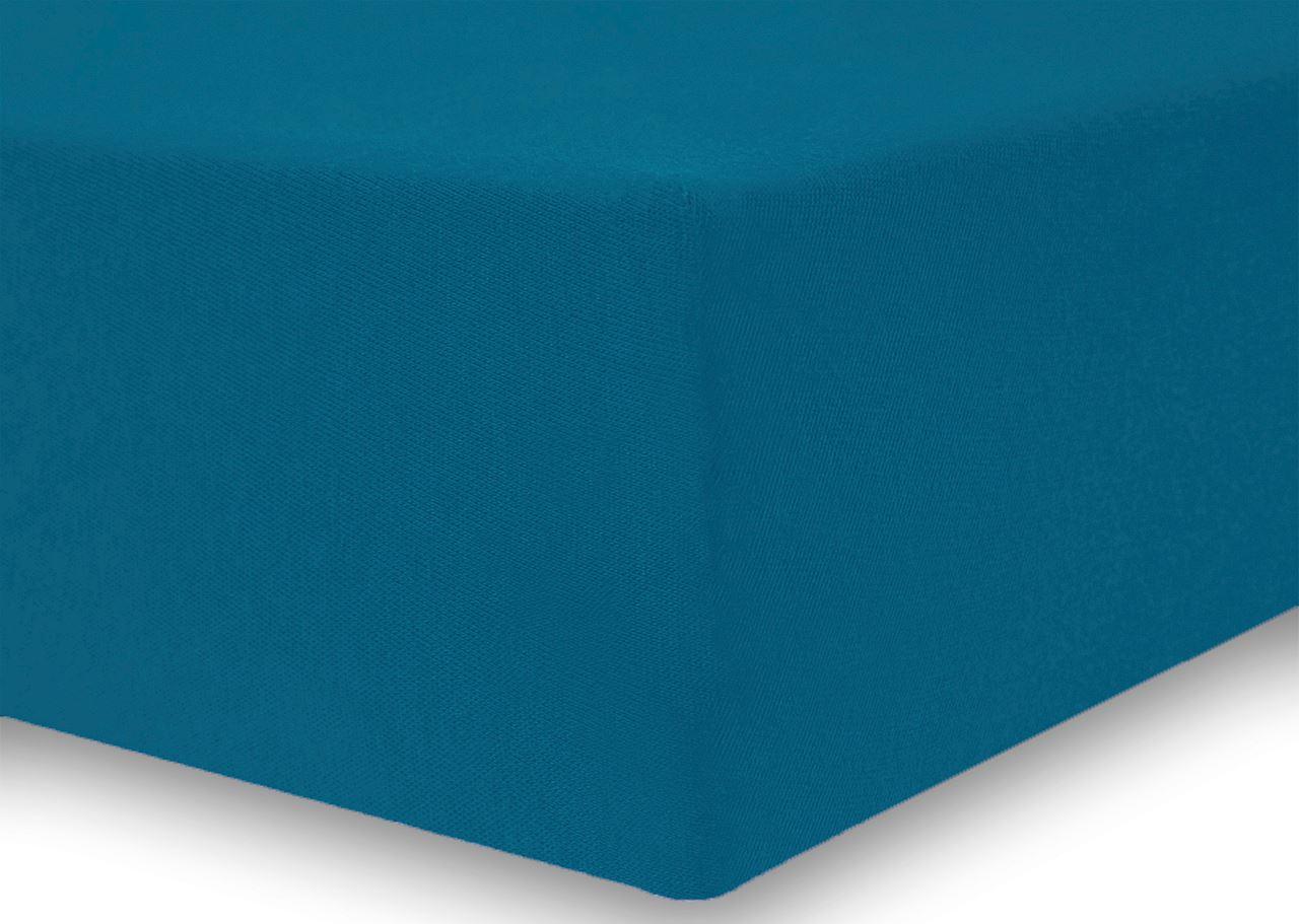 DecoKing Paklodė su guma Restilo 120–140 × 200 cm, mėlyna