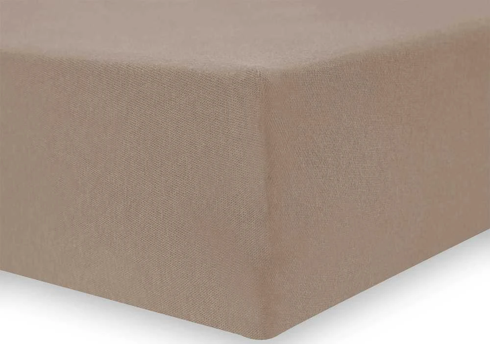 DecoKing Paklodė su guma 120–140×200+30 cm, cappuccino