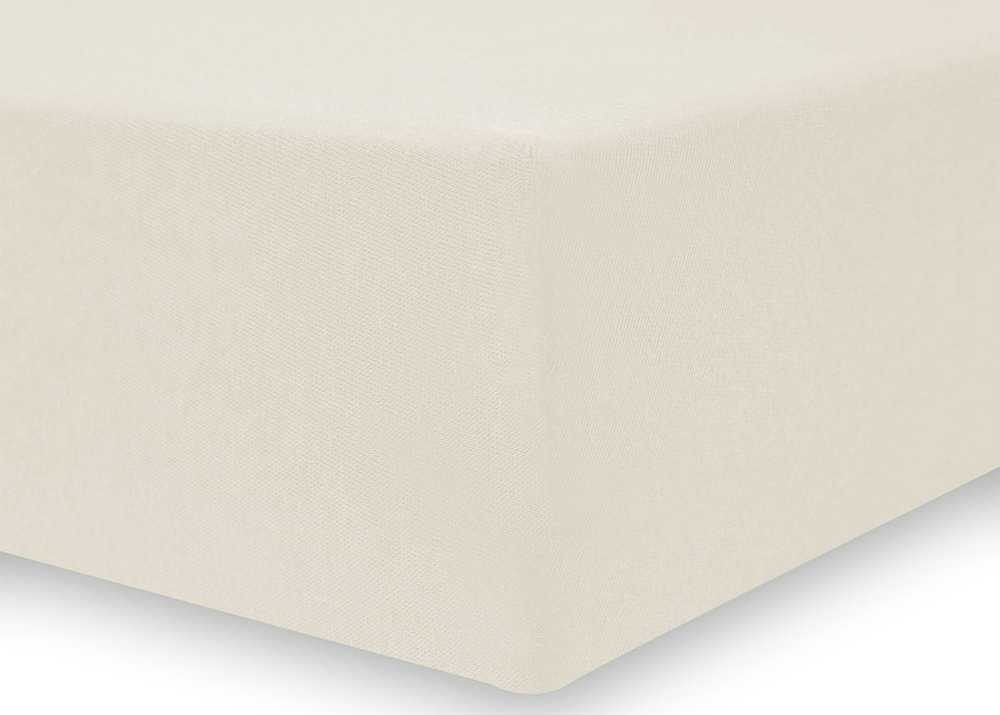 DecoKing Paklodė su guma Restilo 80–90 × 200 × 30 cm, ekru