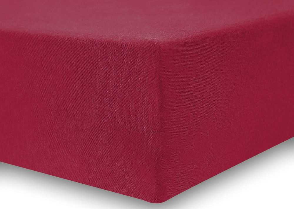Paklodė DecoKing Amber, bordo, 120x200 cm, su guma