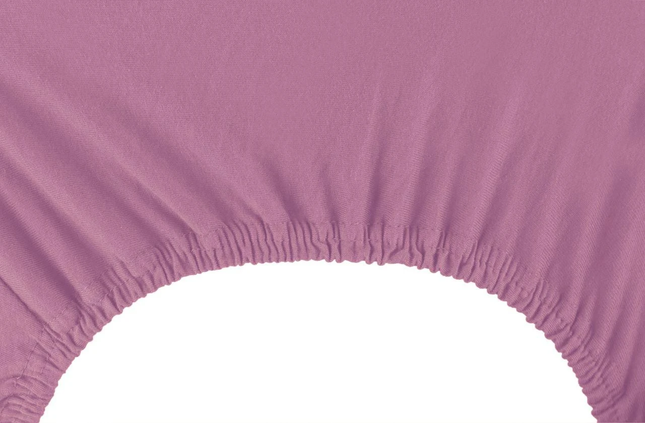 DecoKing Paklodė su guma 80–90 × 200 cm, 30 cm PLUM