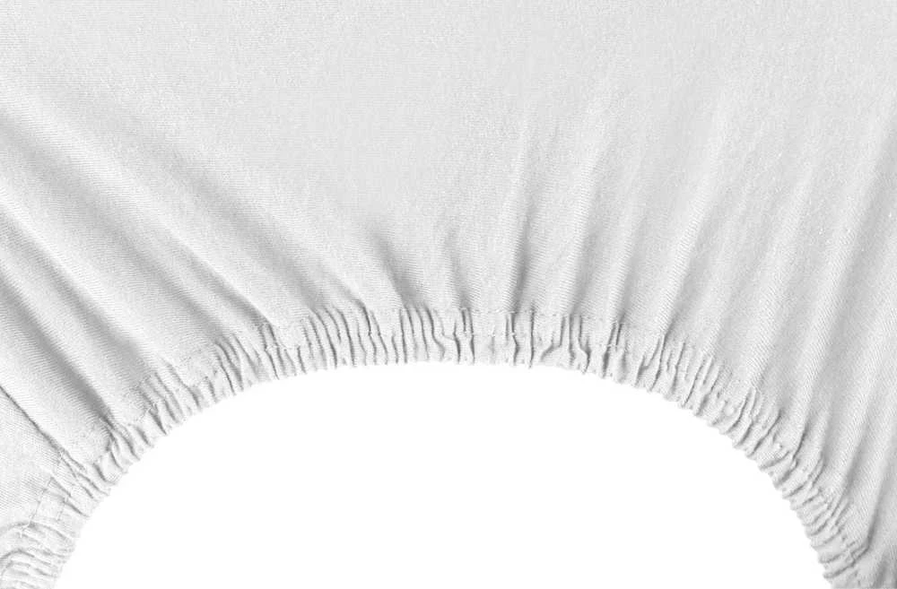DecoKing Paklodė su guma 80–90 × 200 cm, gylis 30 cm WHI