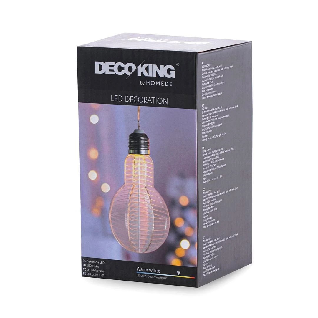 DecoKing LED dekoracija CADAZ šiltai balta 1 vnt.