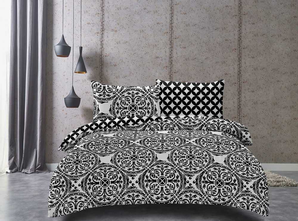DecoKing Patalynės komplektas Hypnosis Mandala AmeliaHome 155 × 220 cm + 2 × 80 × 80 cm