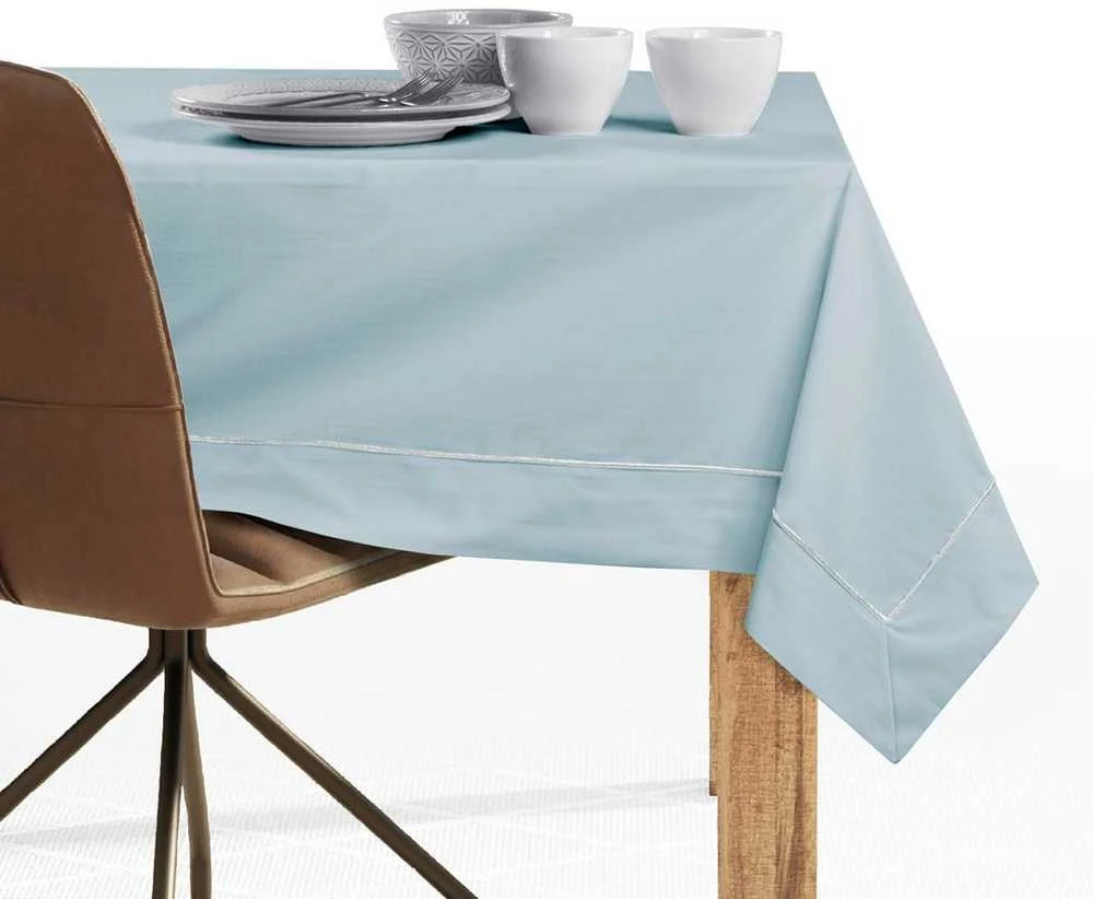 DecoKing Staltiesė 160×200 cm sidabrinė-mėlyna DK