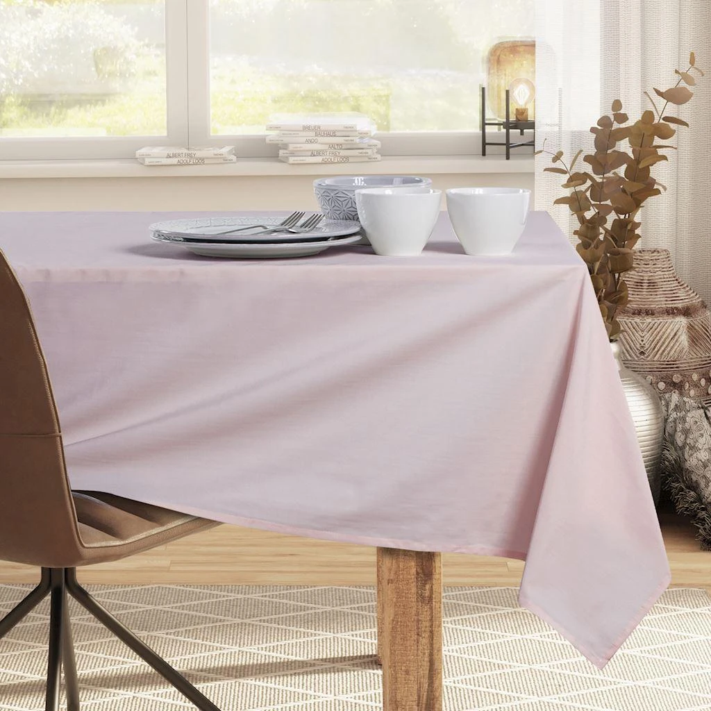 DecoKing Staltiesė 115×200+35×200 pudrinė rožinė DK PURE