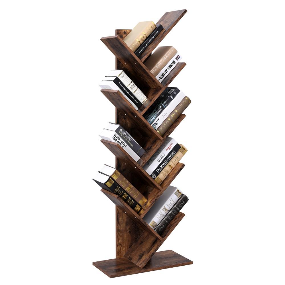 Songmics KNYGŲ LENTYNA/RUDA50X25X141,5CM