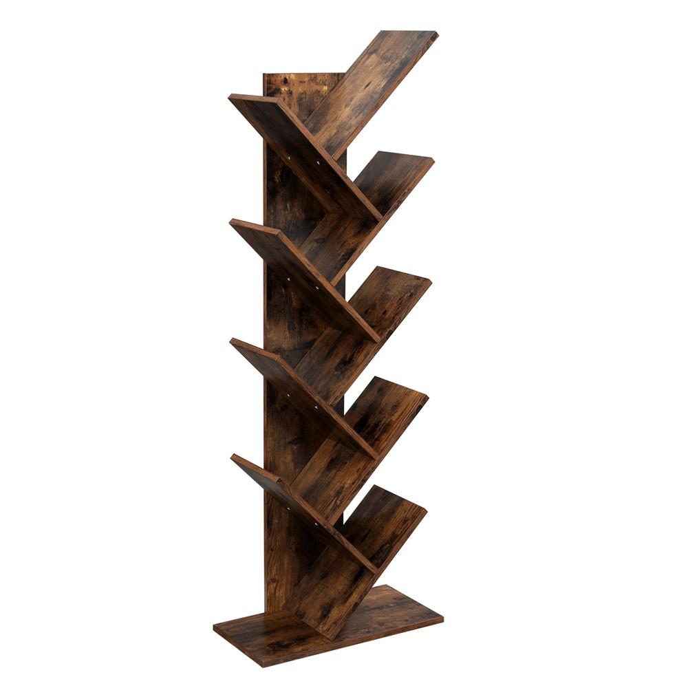 Songmics KNYGŲ LENTYNA/RUDA50X25X141,5CM