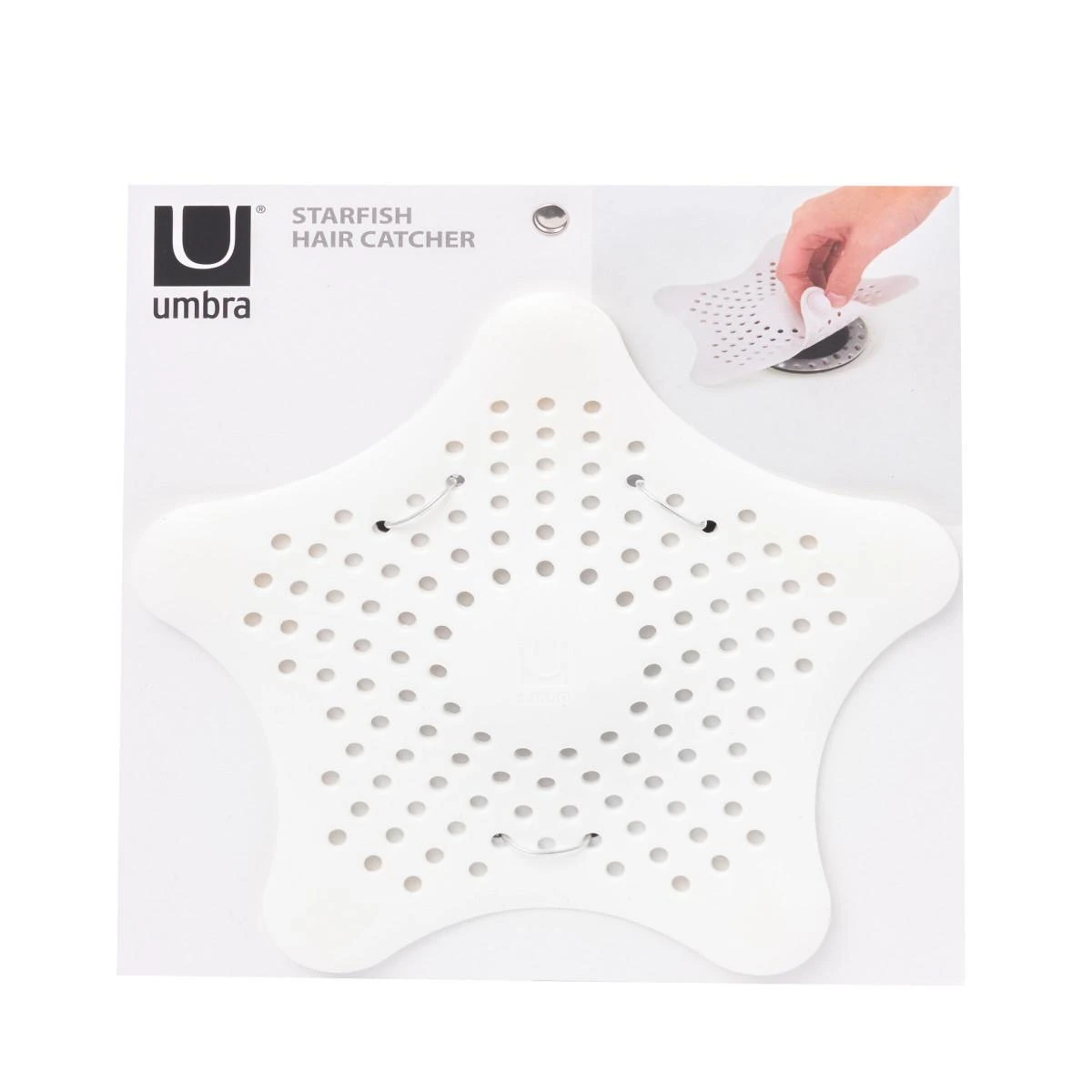 Umbra HAIRCATCHER/STARFFISH/Baltas