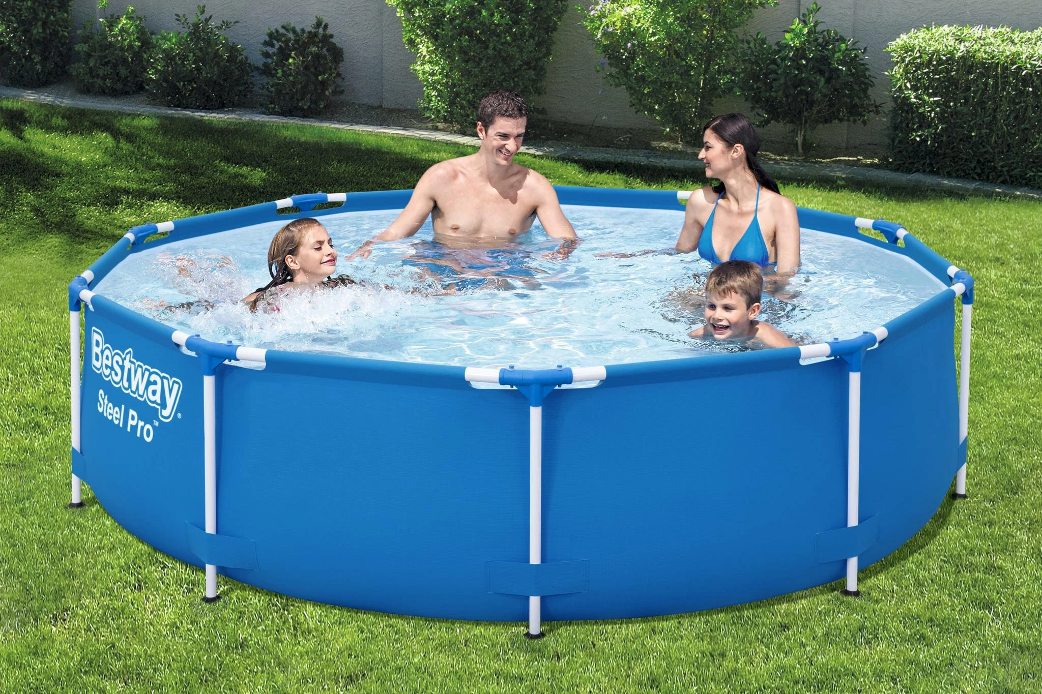 Karkasinis baseinas su siurbliu Bestway Steel Pro  56679 305x76cm