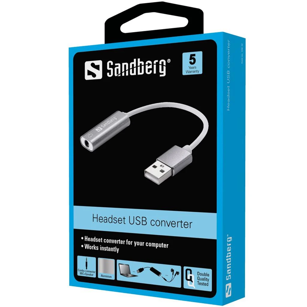 Sandberg ausinių USB keitiklis