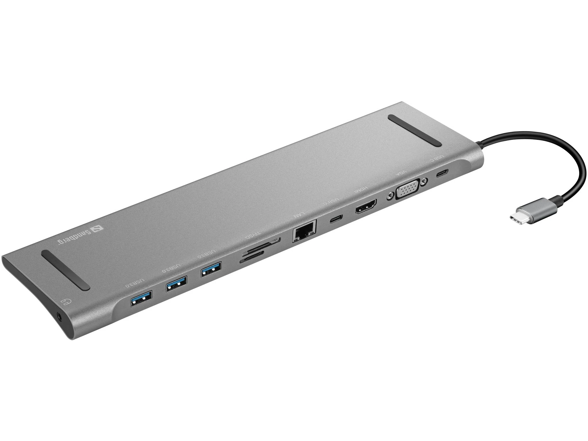 Sandberg USB-C 10-in-1 prijungimo stotis