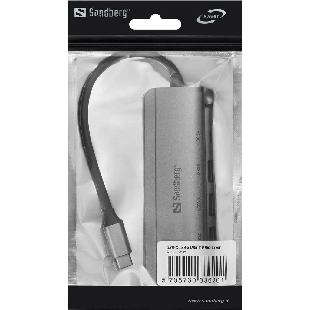 Sandberg USB-C adapteris pakuotėje