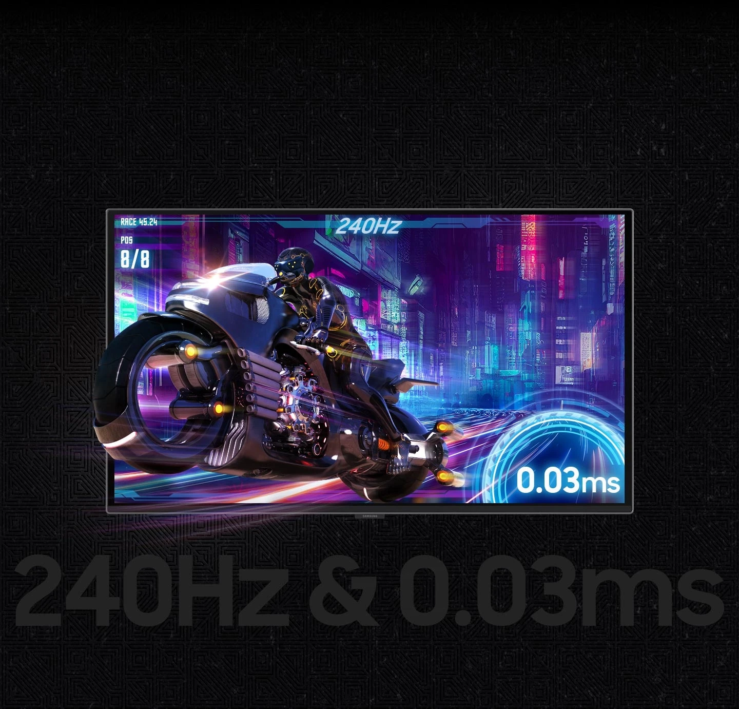 Monitorius Odyssey OLED G61SD QHD 240Hz Gaming Monitor/OLED | QHD/ FreeSync Premium Pro“ | Suderinamas su „G-Sync