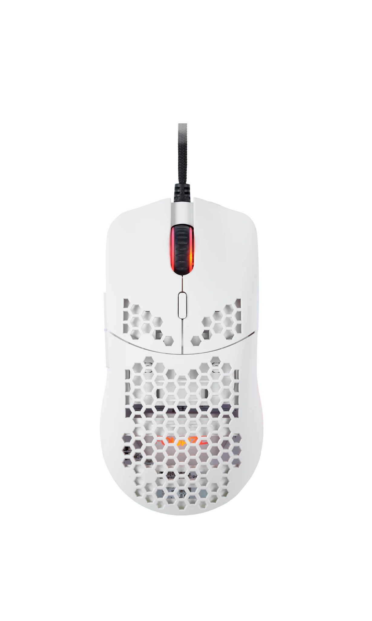 Itin lengva Pelė žaidimams su pašvietimų Fourze GM800, Perlo balta