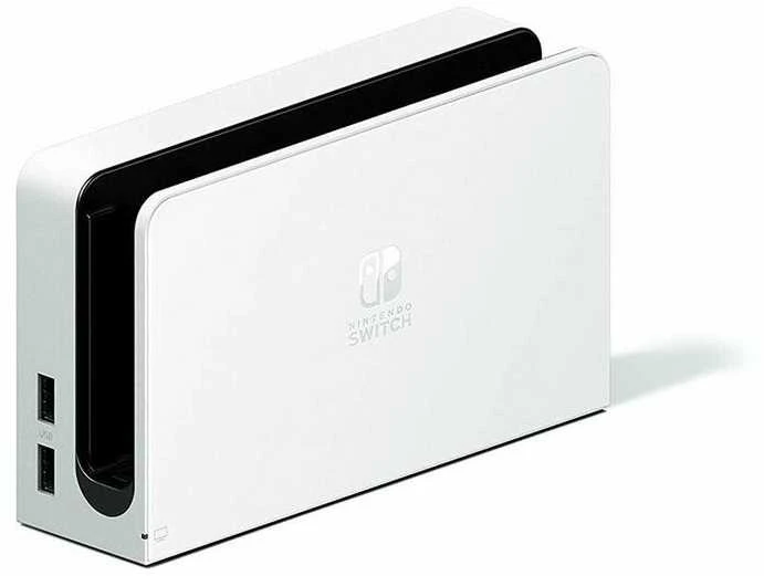 Nintendo Switch OLED konsolė (su baltais Joy-Con), modelis